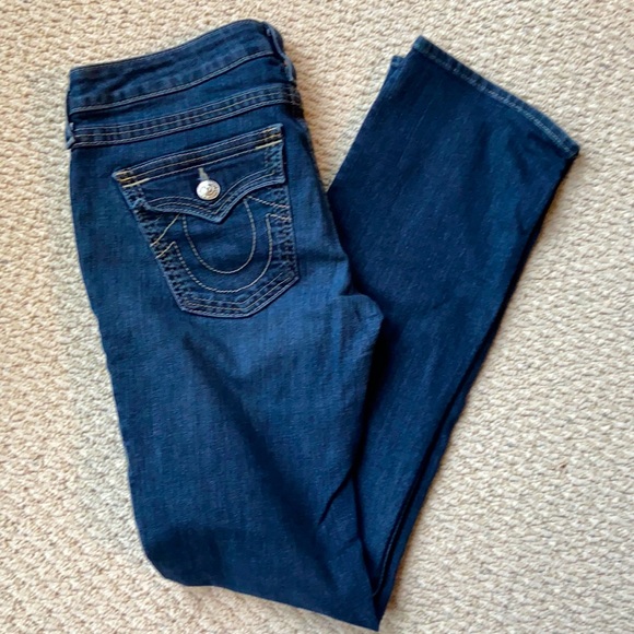 True Religion Straight Leg Jeans - Picture 1 of 15